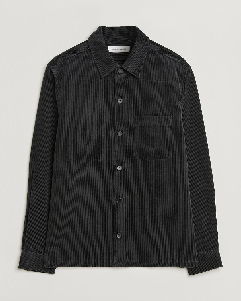 Samsøe Samsøe Damon Corduroy Overshirt Black – Schwarz