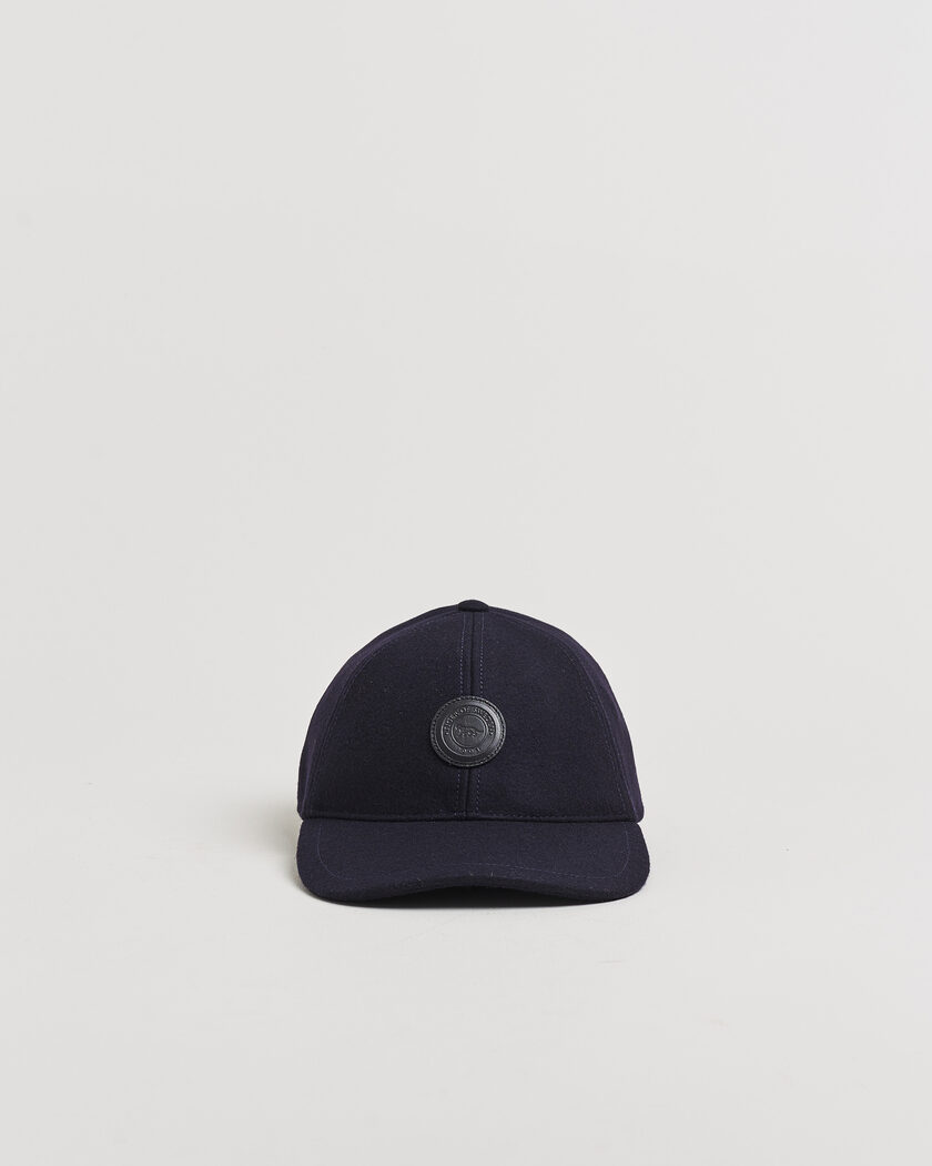 Tiger of Sweden Hent Wool/Cashmere Cap Light Ink – Blau
