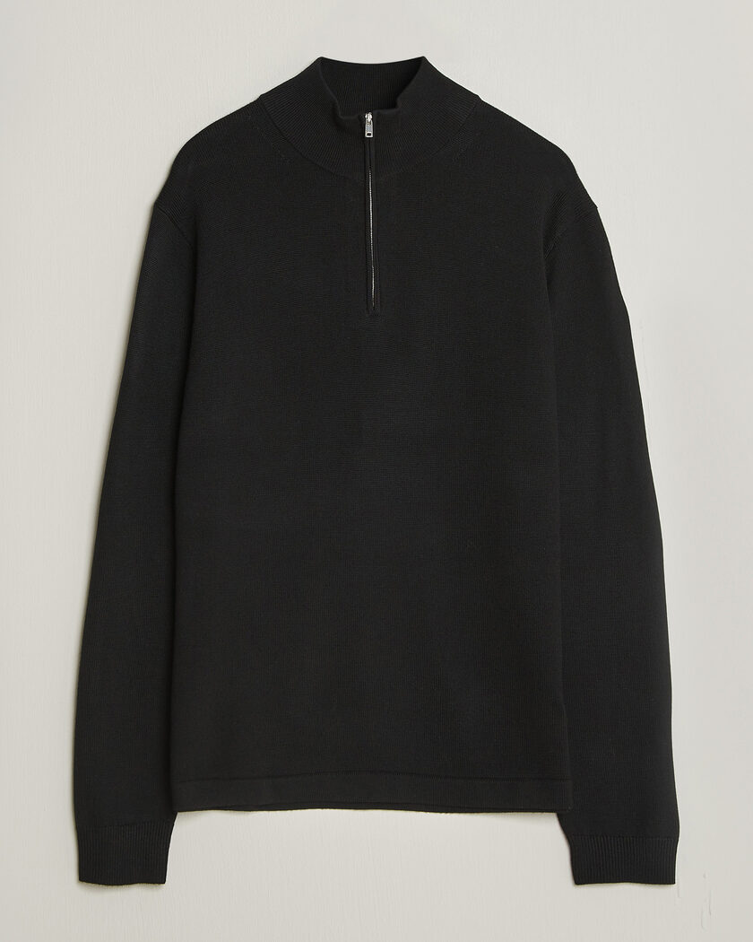 Tiger of Sweden Travis Wool Half Zip Black – Schwarz