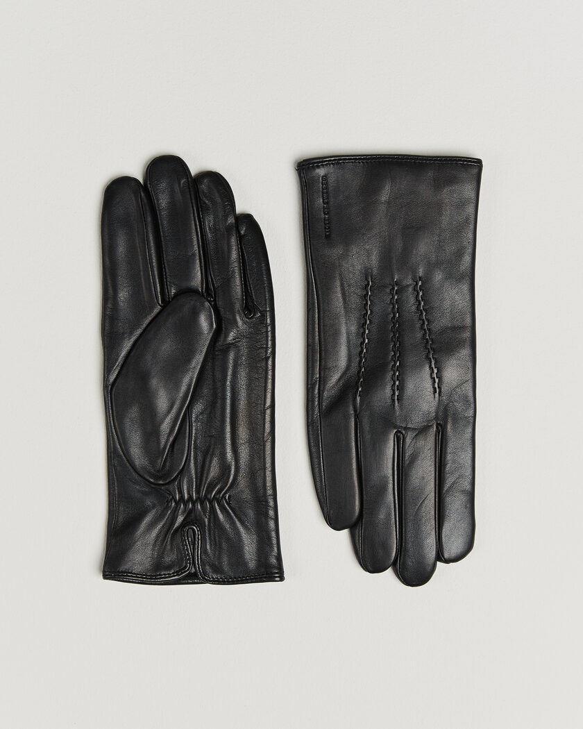 Tiger of Sweden Garvin Leather Gloves Black – Schwarz