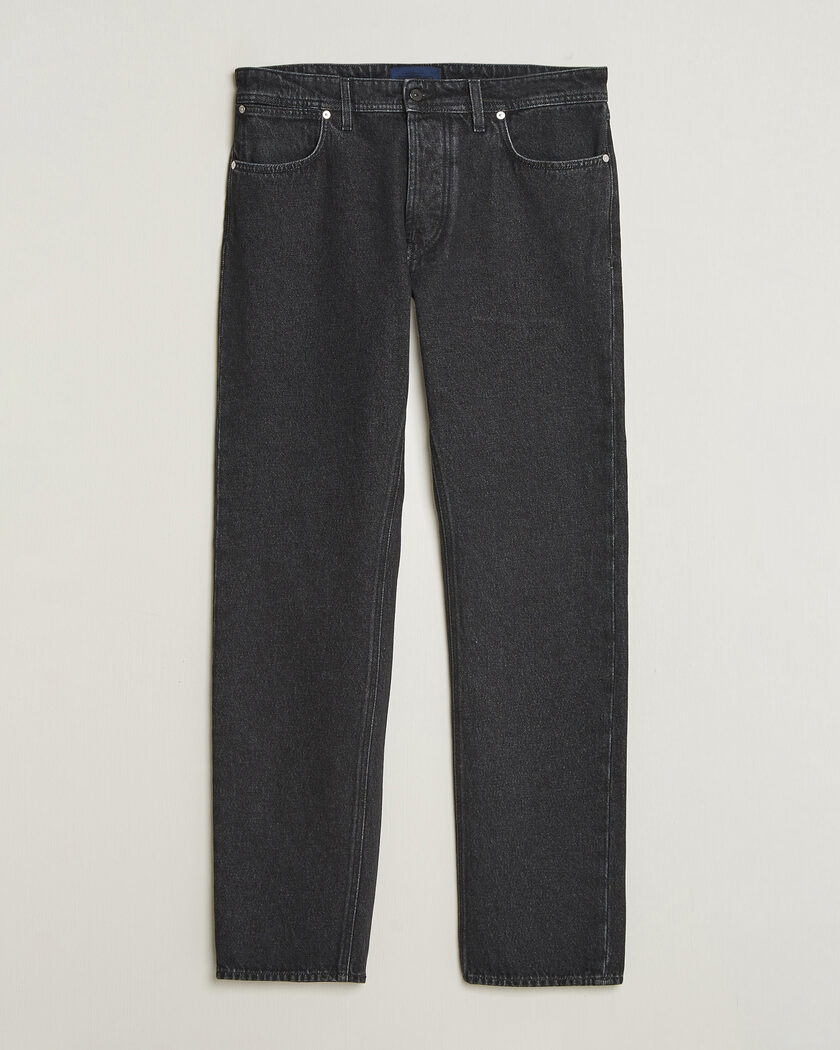 Stone Island Regular Straight Fit Jeans Black Medium Wash – Schwarz