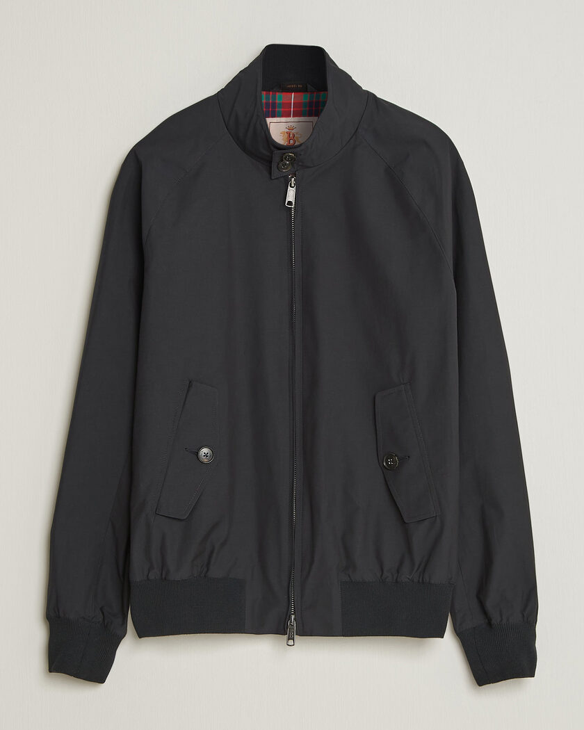 Baracuta G9 Original Harrington Jacket Dark Navy – Blau