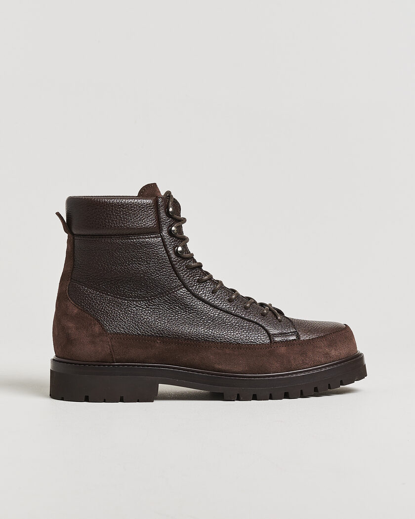 Brunello Cucinelli Lace Up Boots Dark Brown – Braun