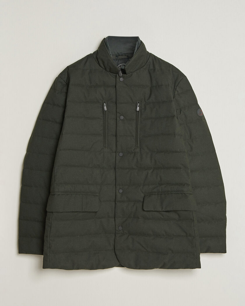  Save The Duck Felipe Padded Flannel Jacket Green Black – Grün