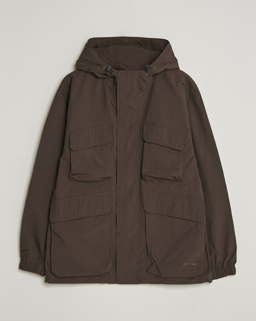 Snow Peak Nylon Double Rip Jacket Dark Brown – Braun