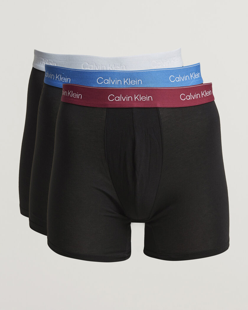 Calvin Klein 3-Pack Icon Cotton Stretch Boxer Brief Black – Schwarz
