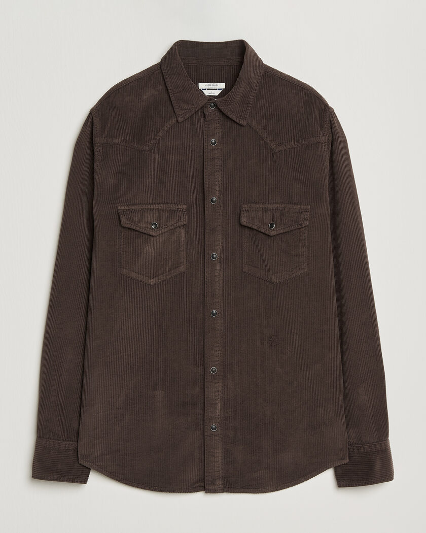 Jacob Cohën Cord Pocket Overshirt Brown – Braun