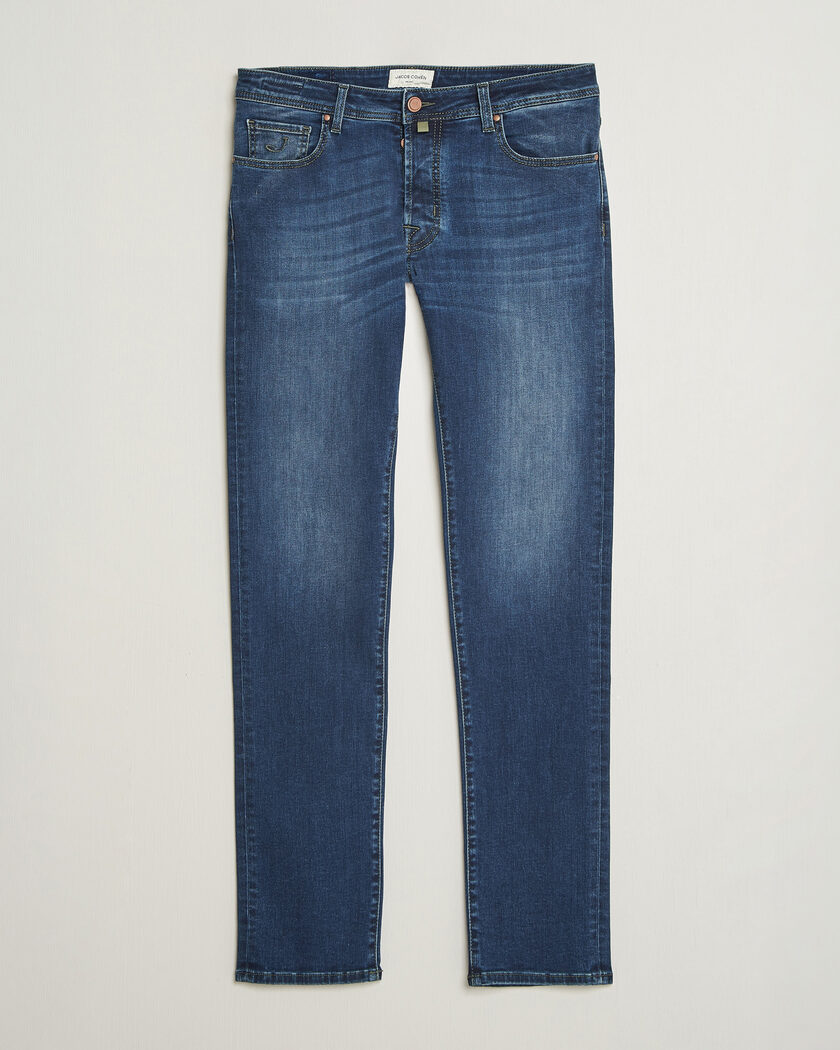 Jacob Cohën Bard Slim Fit Stretch Jeans Mid Blue – Blau
