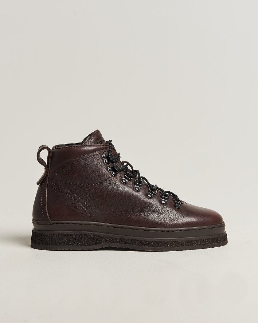 Gant Blistown Shearling Leather Boot Dark Brown – Braun