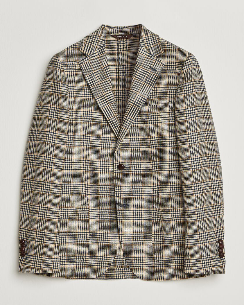 Morris Merino Cashmere Blazer Blue – Blau
