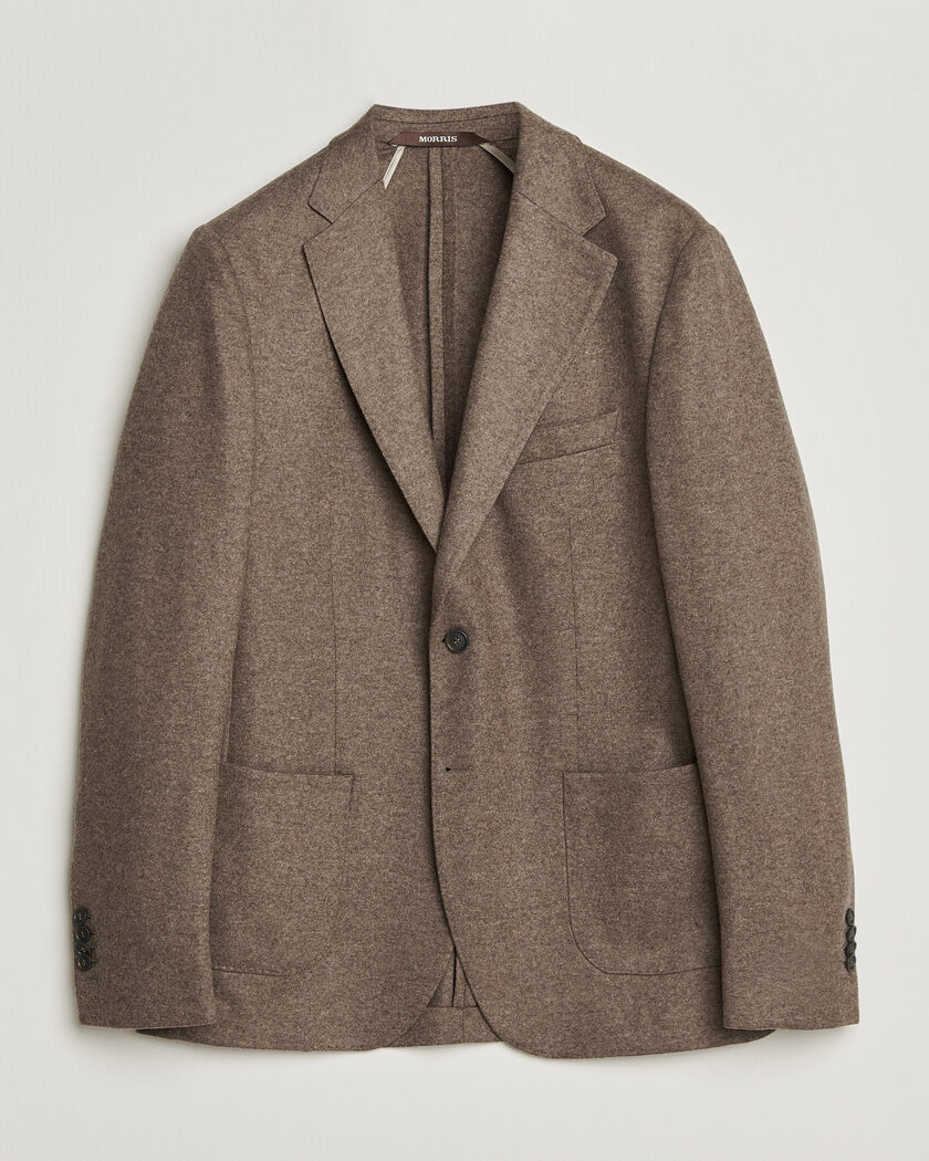 Morris Wool Jersey Blazer Brown – Braun