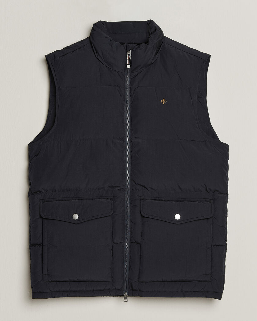 Morris Lennox Puffer Vest Blue – Blau