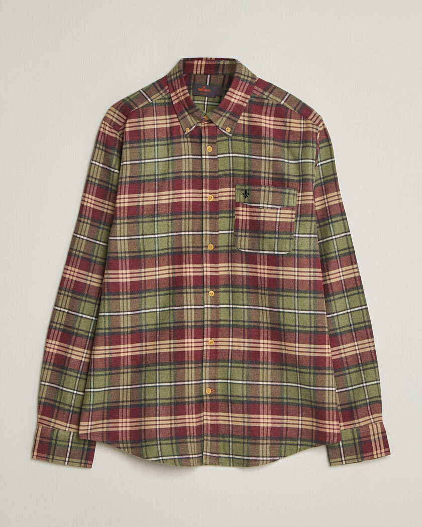Morris Flanell Big Check Shirt Green – Grün