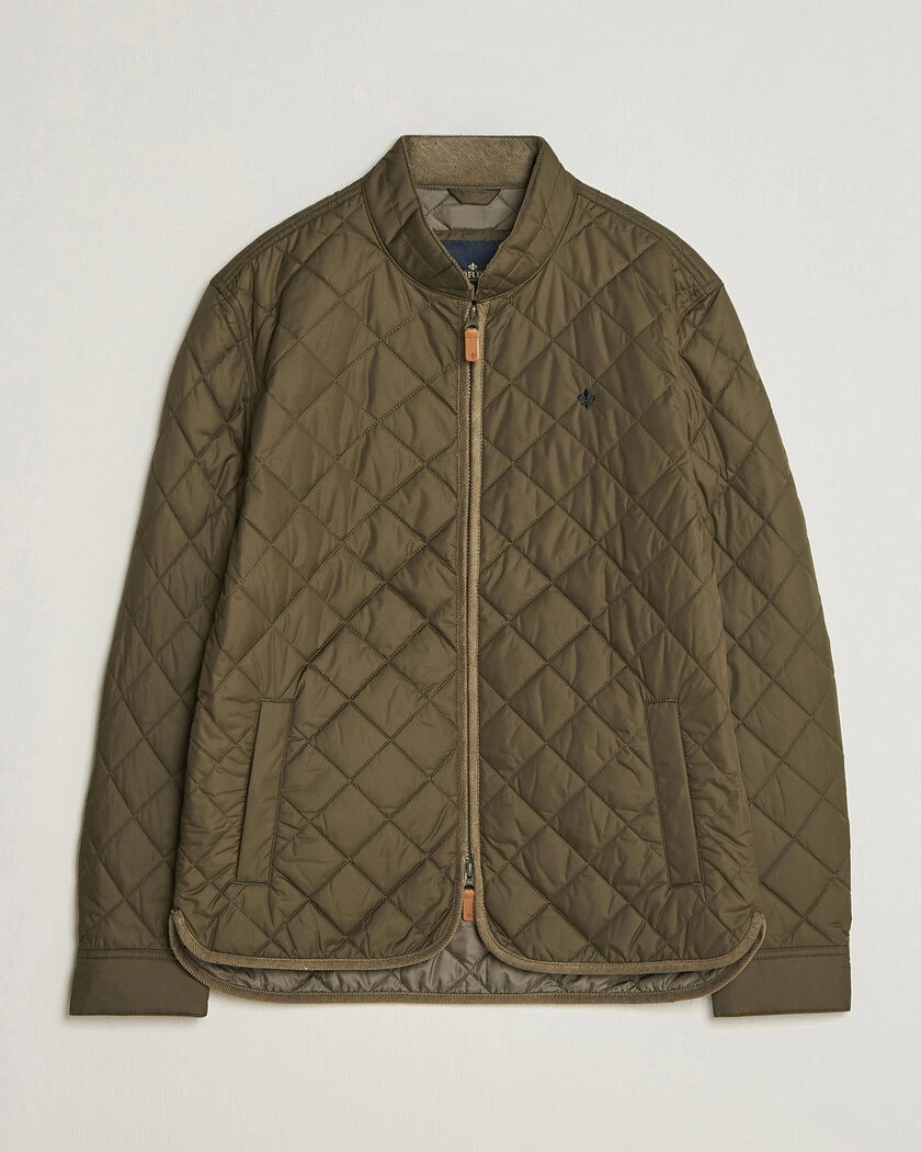 Morris Teddy Quilted Jacket Olive – Grün