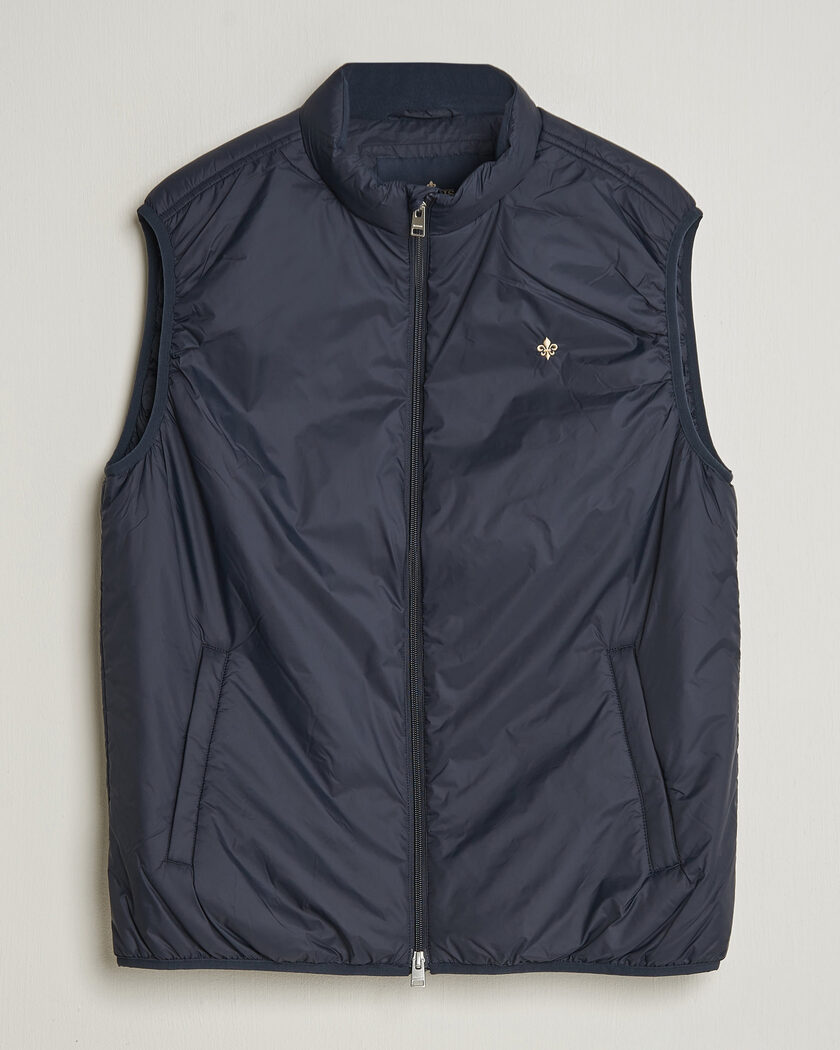 Morris Bradley Padded Vest Blue – Blau