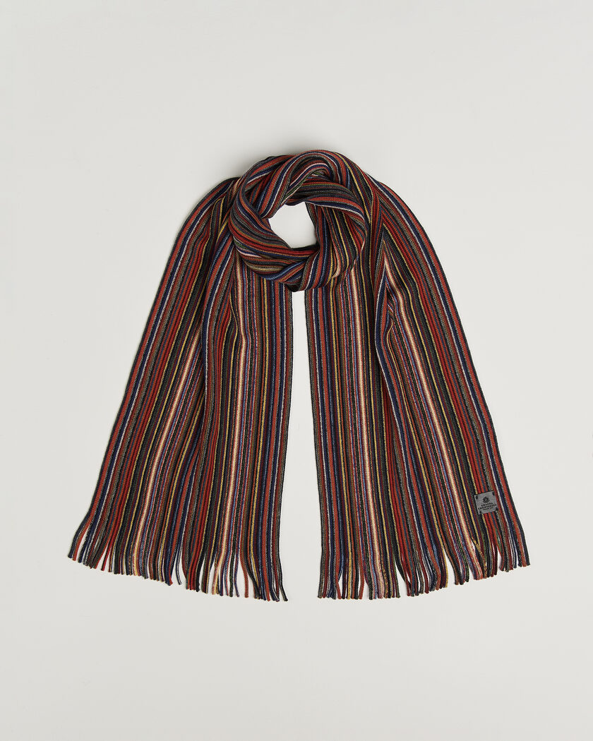 Amanda Christensen Wool Striped Scarf Multi – Mehrfarbig