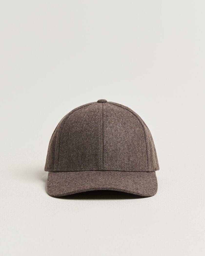 Varsity Headwear Merino Wool Baseball Cap Taupe Brown – Braun