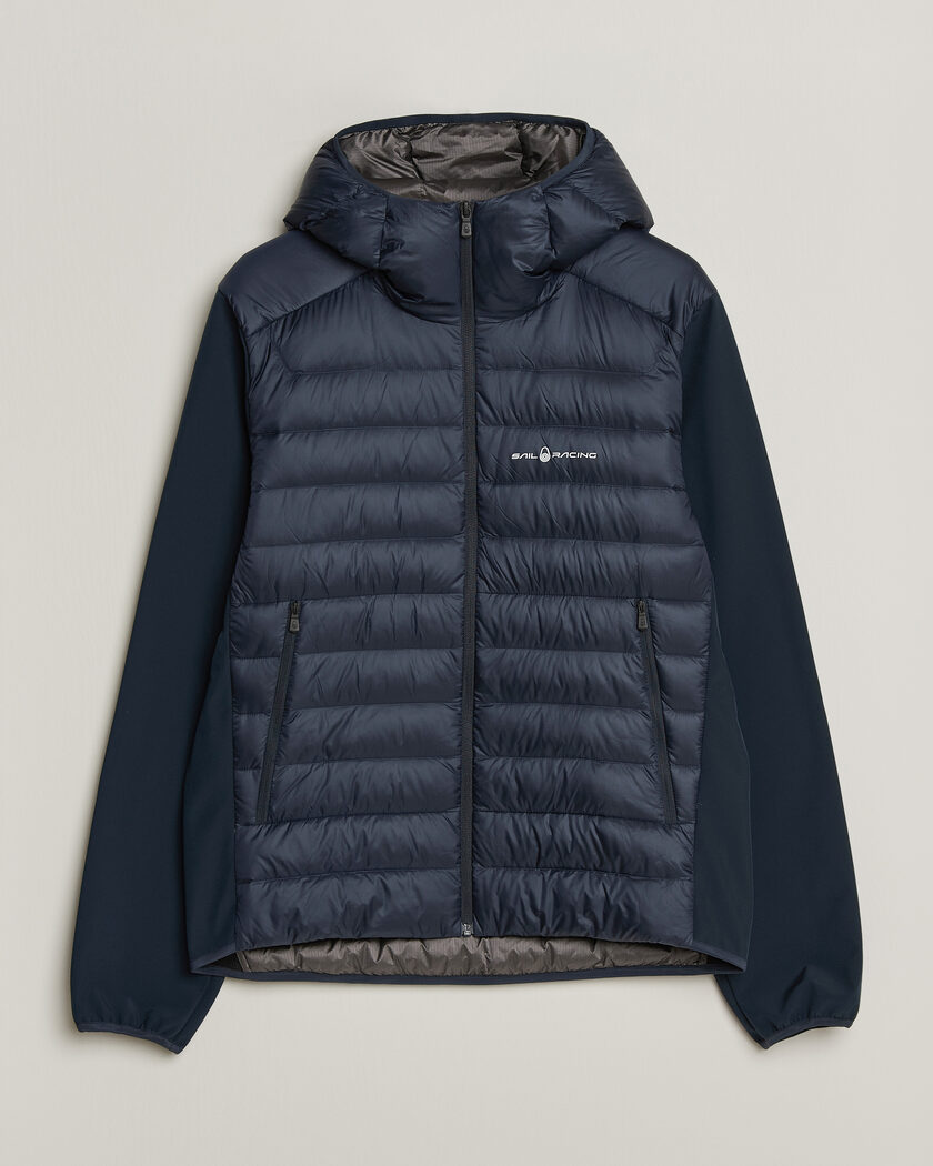 Sail Racing Spray Down Hooded Hybrid Jacket Dark Navy – Blau