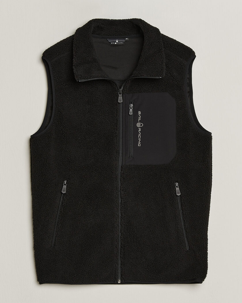 Sail Racing Bowman Pile Vest Carbon – Schwarz
