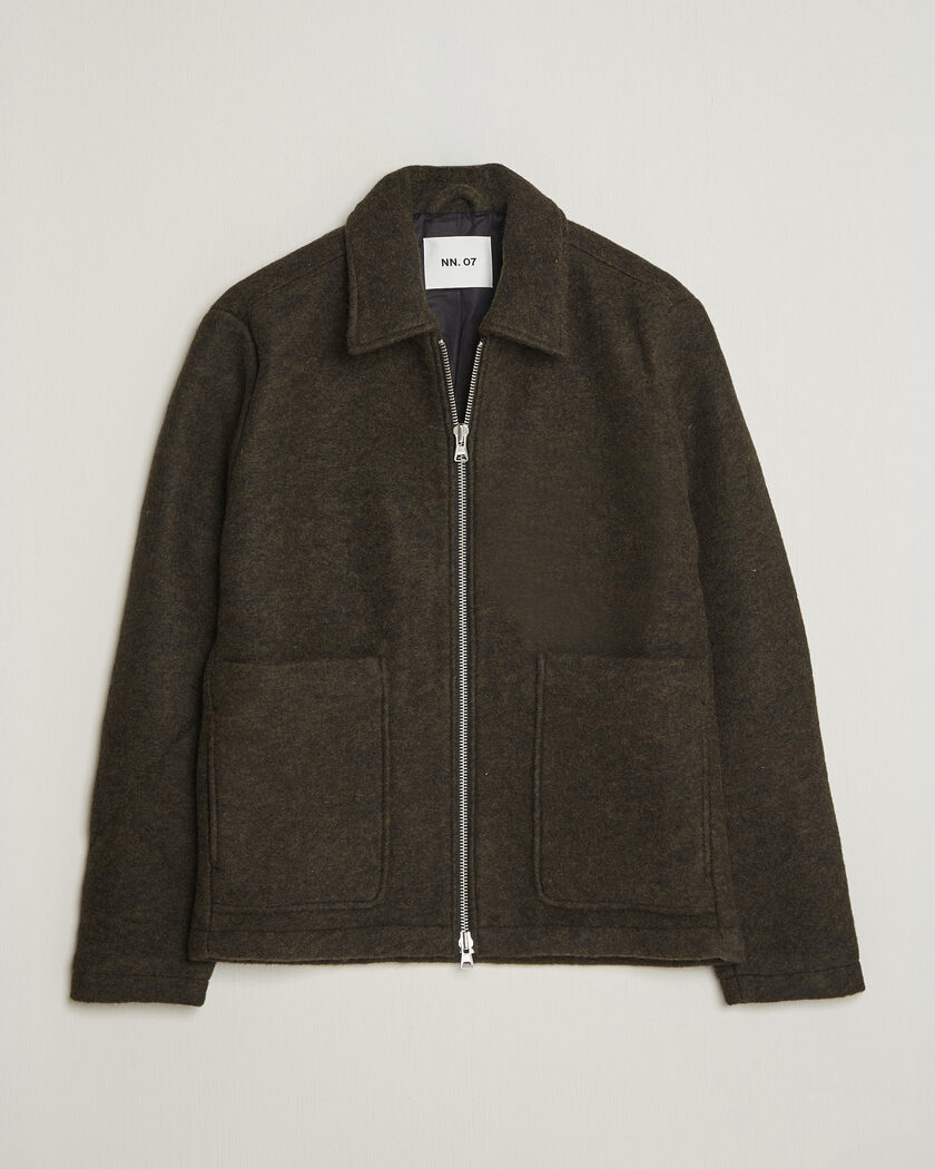 NN07 Gael Jacket Dark Army – Grün