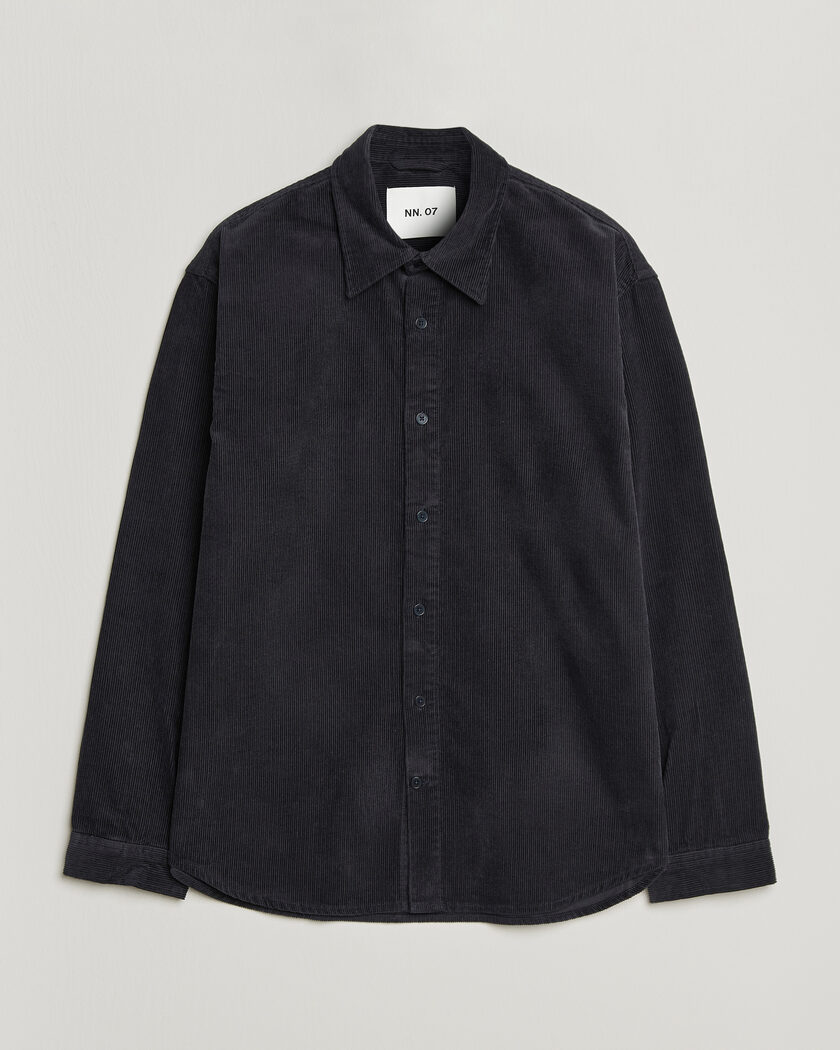 NN07 Casper Corduroy Overshirt Deep Navy – Blau