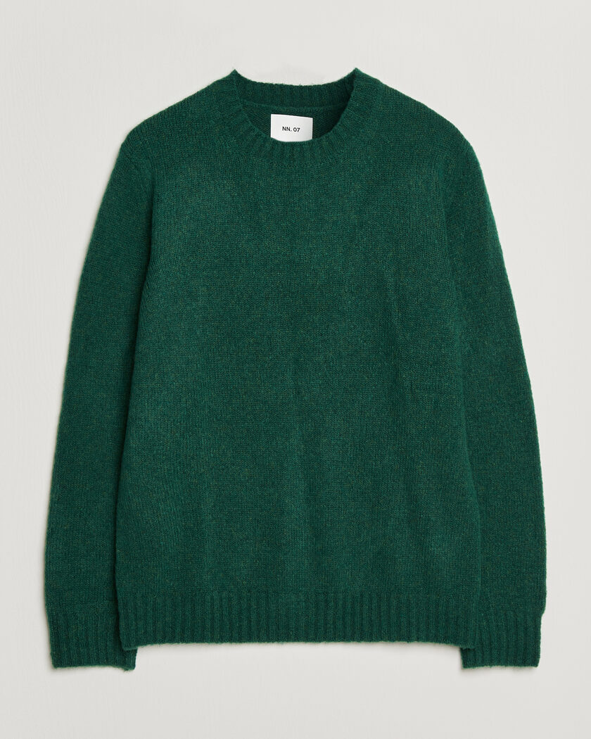 NN07 Lee Wool Knitted Sweater Eden Green – Grün
