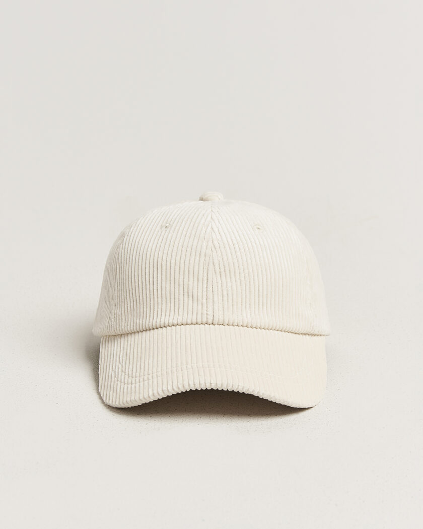 NN07 Corduroy Dad Cap Ivory – Weiß