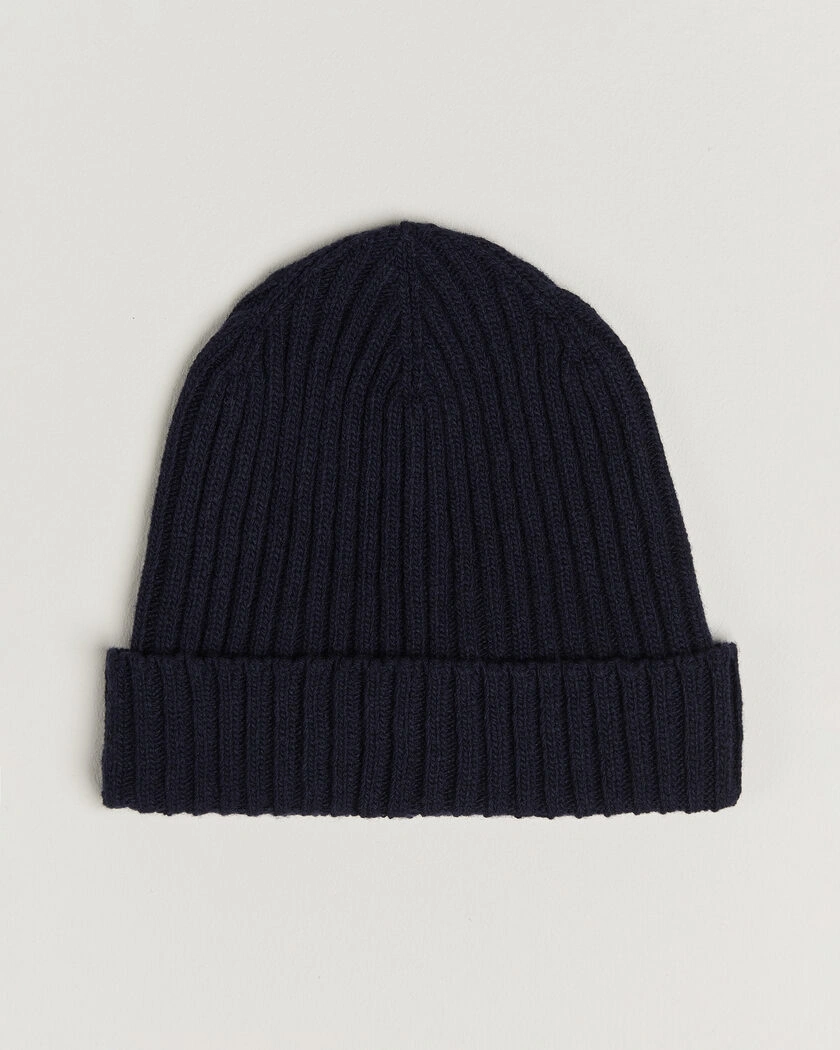 Stenströms Brushed Merino Beanie  Navy – Blau