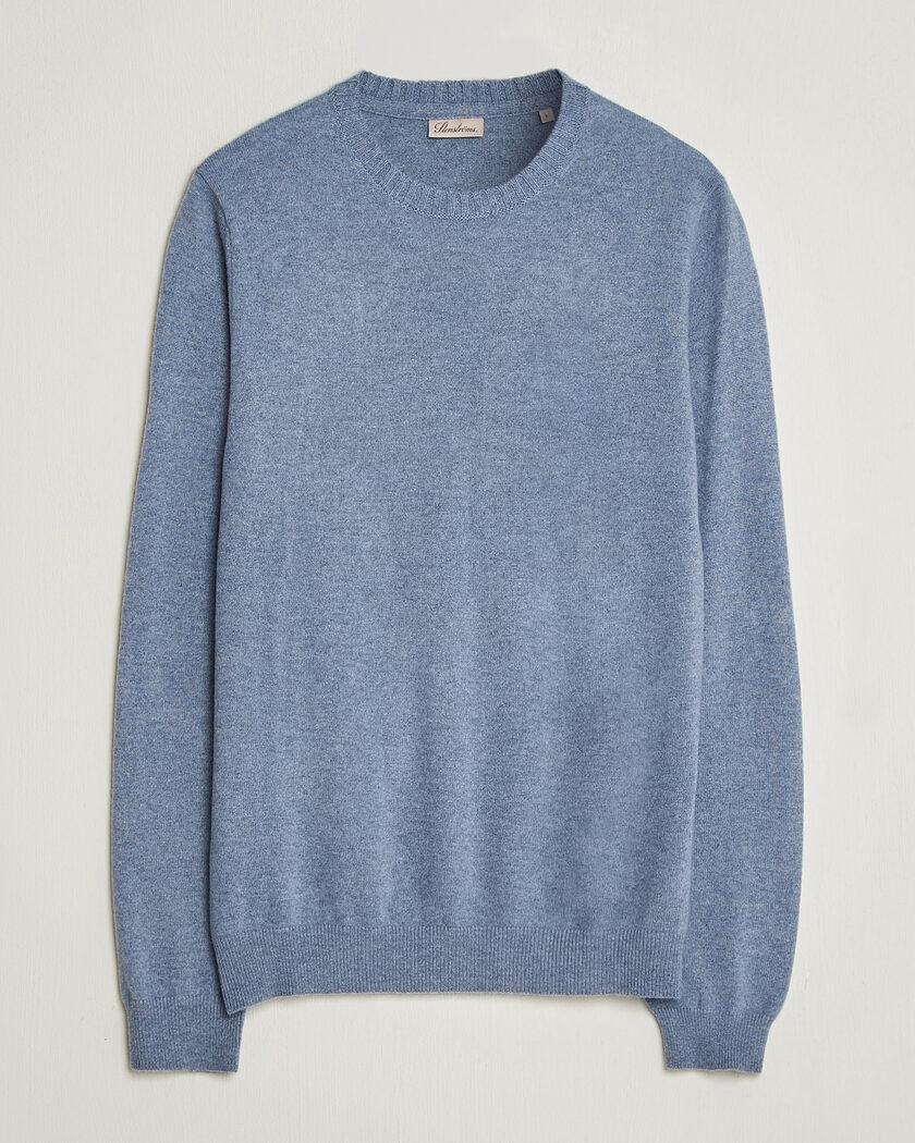 Stenströms Cashmere Crewneck Light Blue – Blau