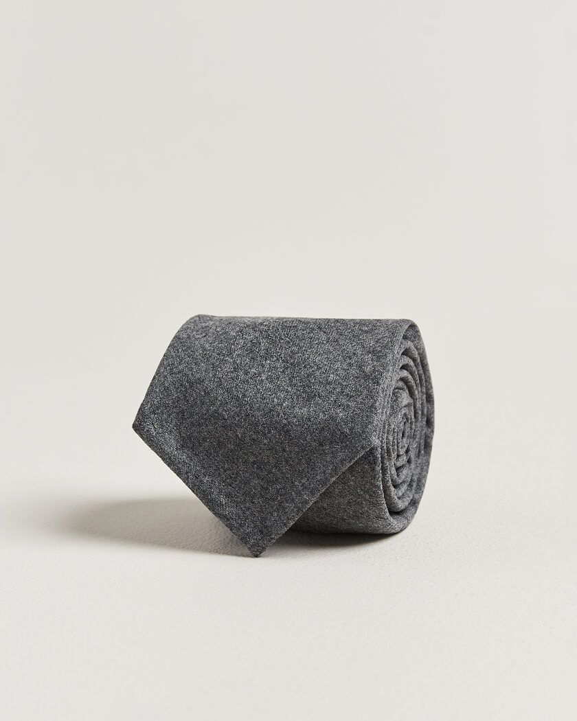 Stenströms Wool Tie 7,5cm Grey – Grau