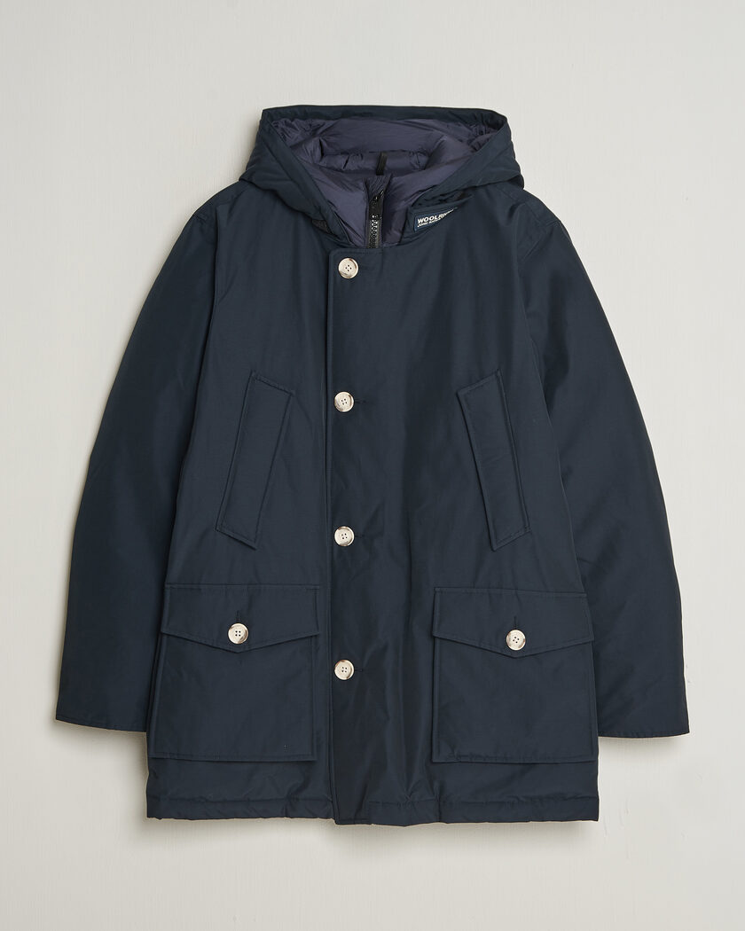 Woolrich Arctic Parka No Fur Melton Blue – Blau