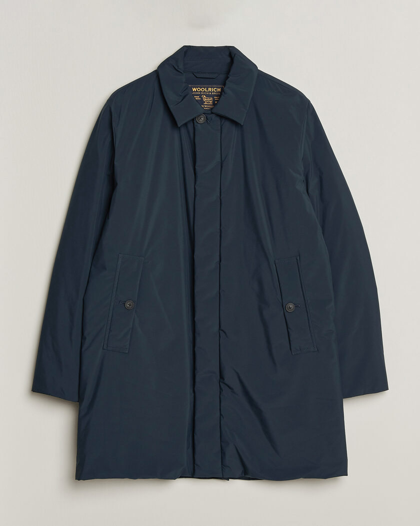 Woolrich Cloud Lamar Light Padded Coat Melton Blue – Blau