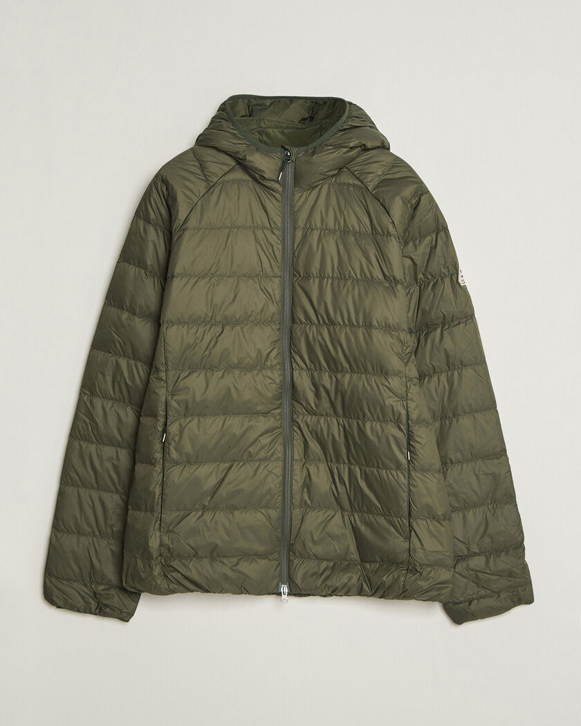 Pyrenex Guzet Hooded Down Jacket Deep Khaki – Grün
