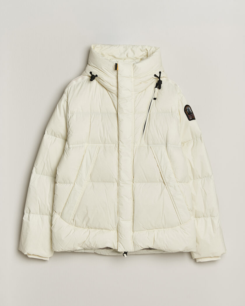 Parajumpers Cloud Ripstop Polar Puffer Jacket Warm Ivory – Weiß