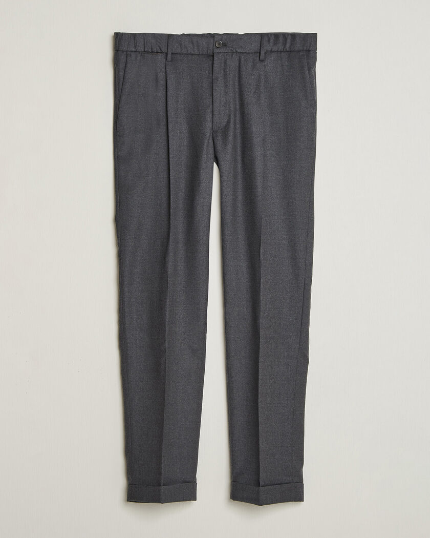Briglia 1949 Isola Stretch Flannel Trousers Grey – Grau