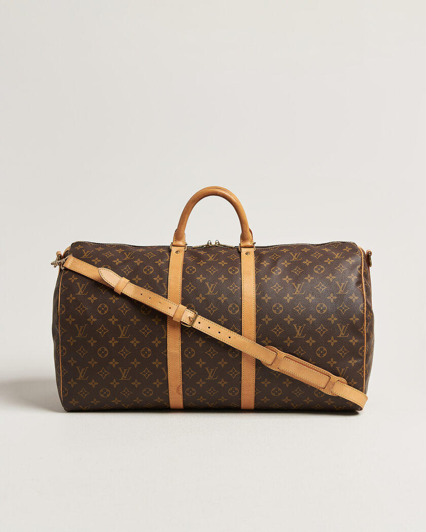 Louis Vuitton Pre-Owned Keepall Bandouliére 55 Monogram – Braun