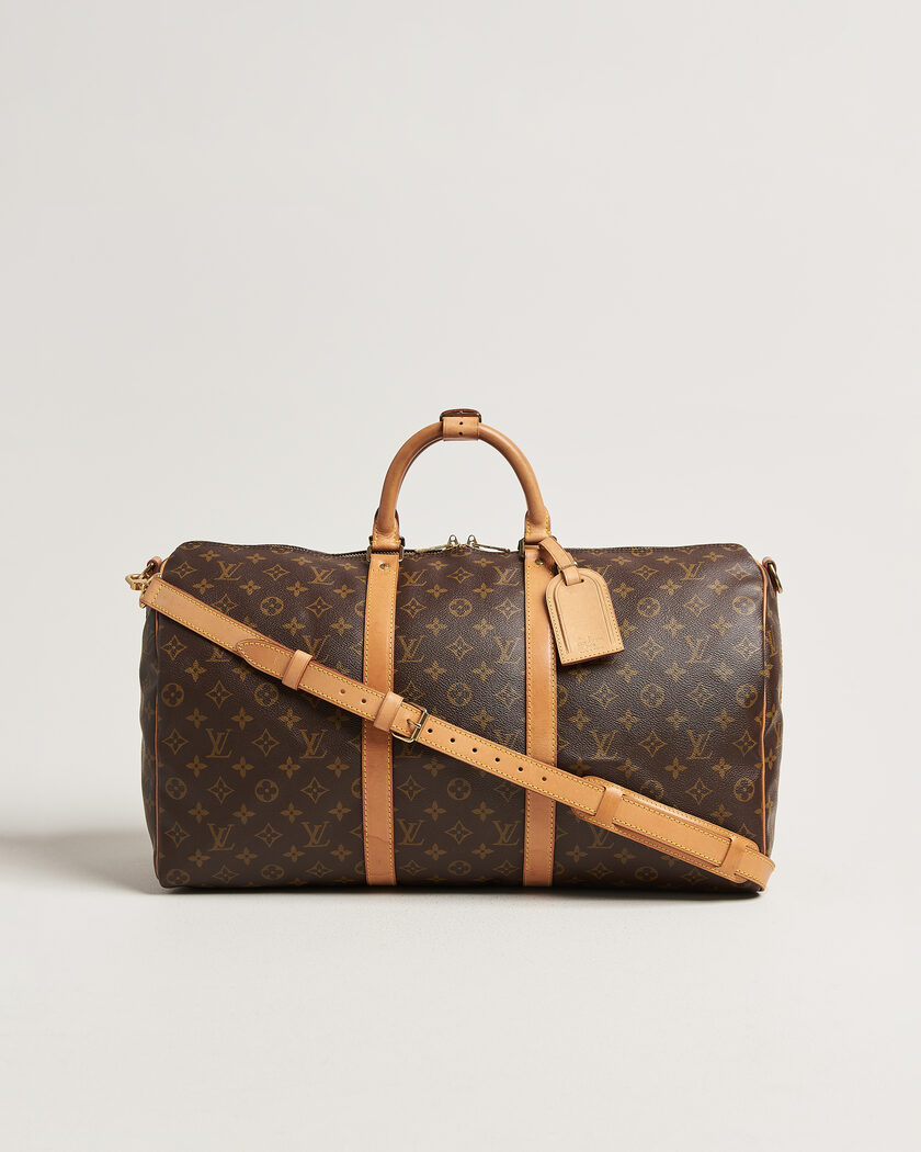 Louis Vuitton Pre-Owned Keepall 50 Bandoulière Monogram – Braun