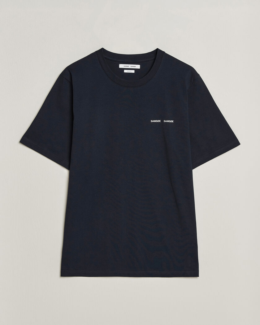 Samsøe Samsøe Thomas Cotton T-Shirt Salute Navy – Blau