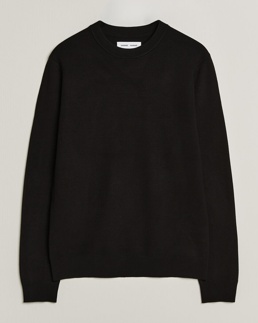 Samsøe Samsøe Matt Crew Neck Sweater Black – Schwarz