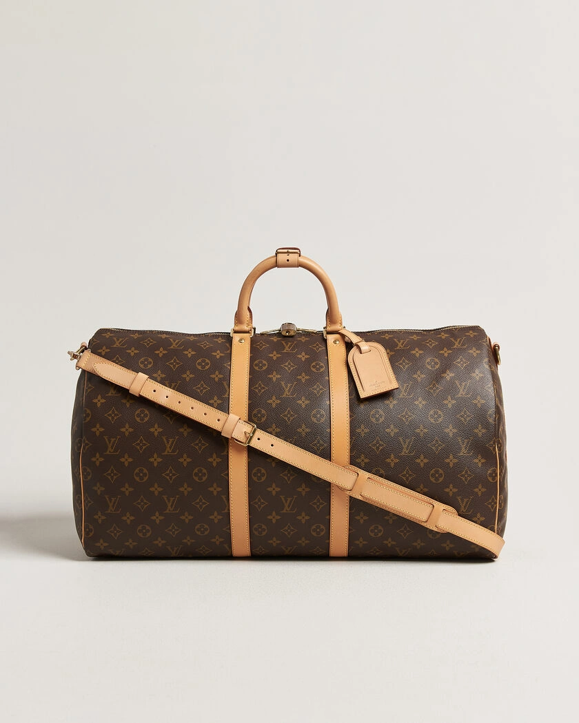 Louis Vuitton Pre-Owned Keepall Bandouliére 55 Monogram – Braun