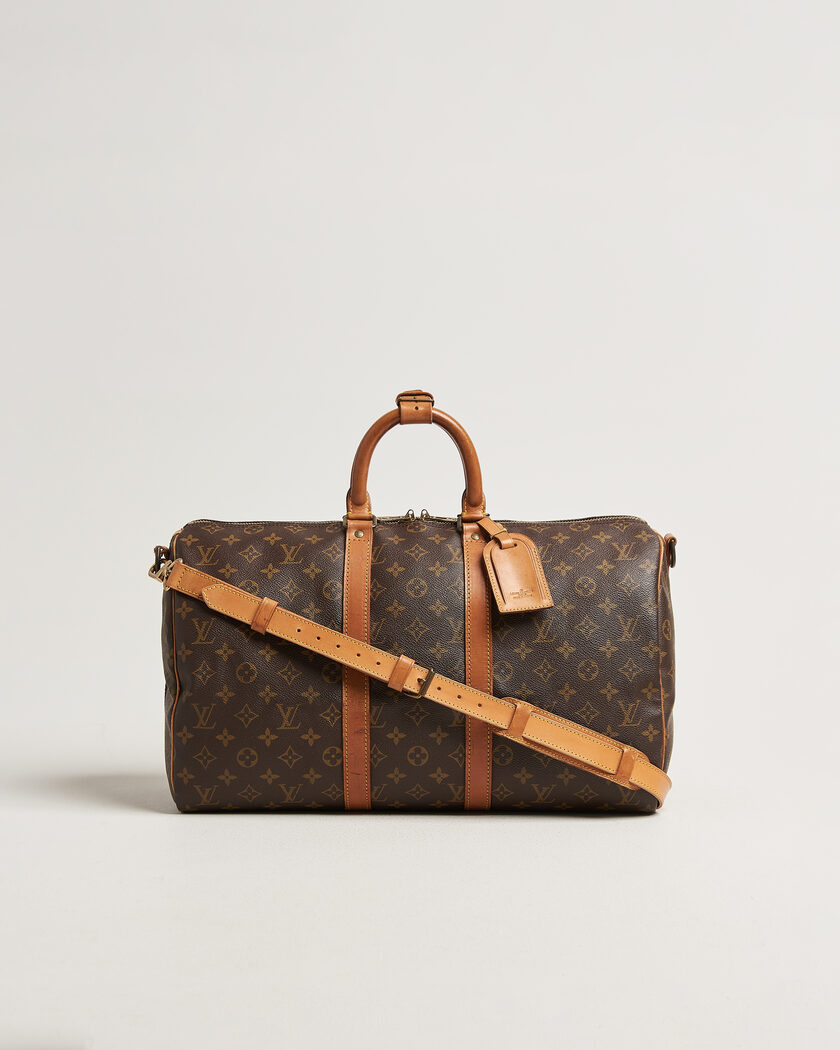 Louis Vuitton Pre-Owned Keepall 45 Bandoulière Monogram – Braun
