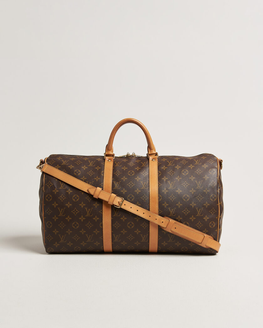 Louis Vuitton Pre-Owned Keepall 50 Bandoulière Monogram – Braun