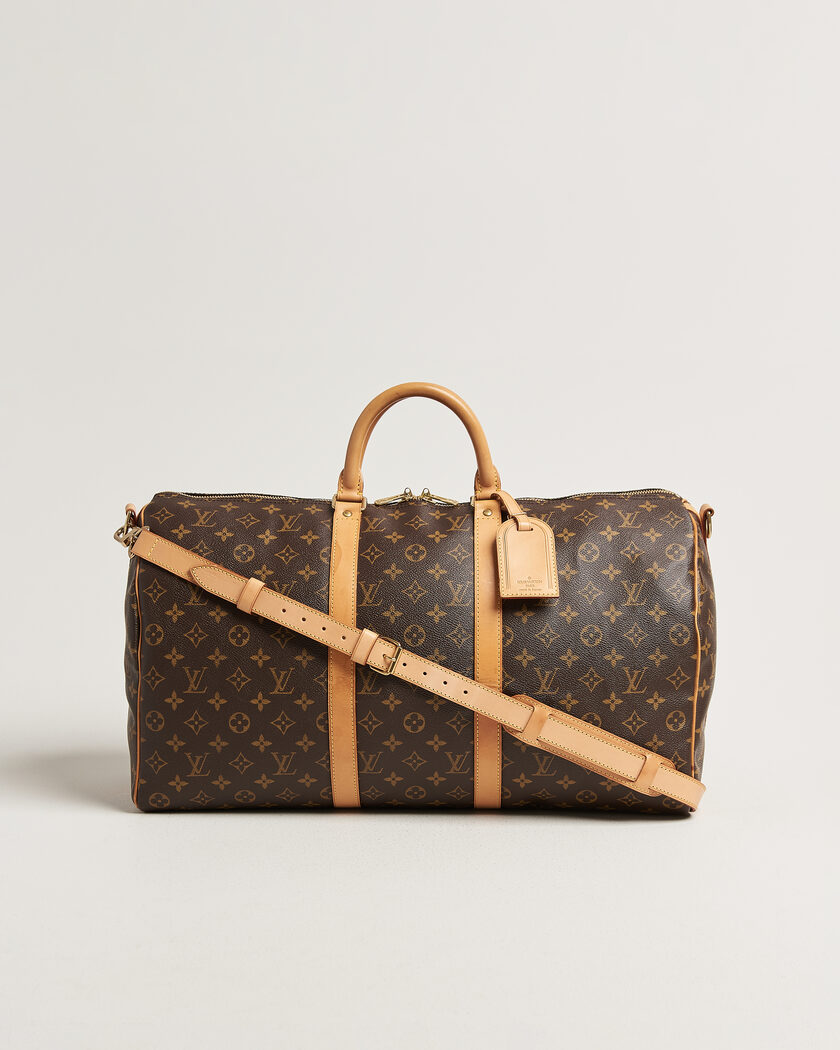 Louis Vuitton Pre-Owned Keepall 50 Bandoulière Monogram – Braun
