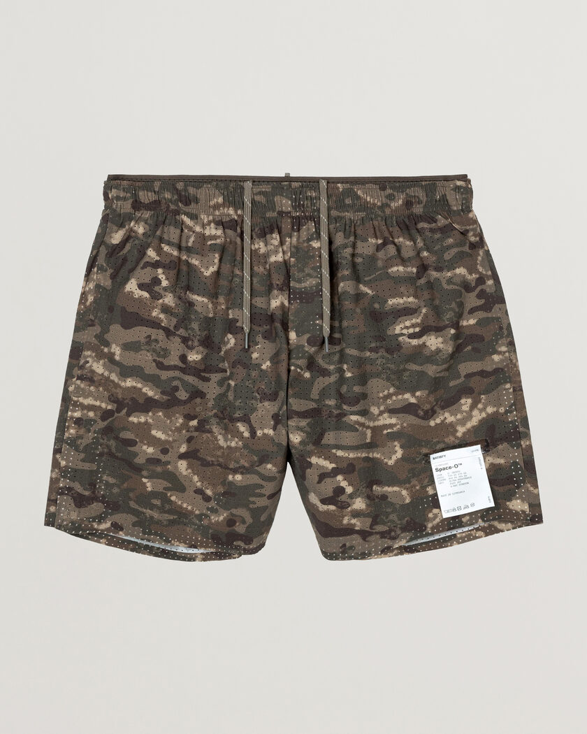 Satisfy Space-O 5 Inch Shorts Overland Trek Camo – Mehrfarbig