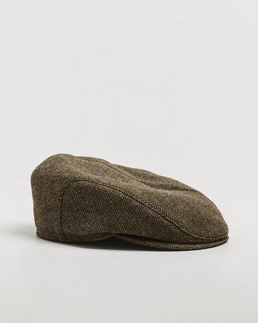 Wigéns Ivy Slim Herringbone Cap Olive – Grün