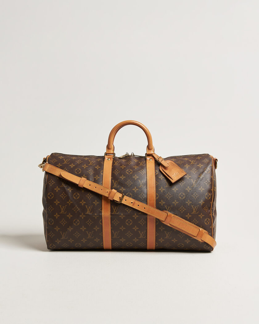 Louis Vuitton Pre-Owned Keepall 50 Bandoulière Monogram – Braun