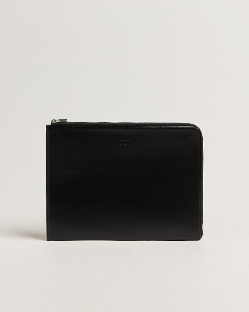 Tiger of Sweden Vitama Smooth Leather Portfolio Black – Schwarz