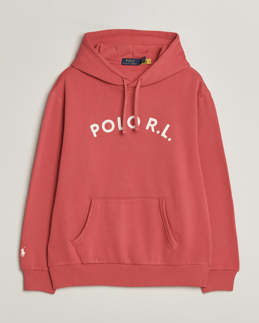 Polo Ralph Lauren Cotton Chest Logo Hood Nantucket Red – Rot