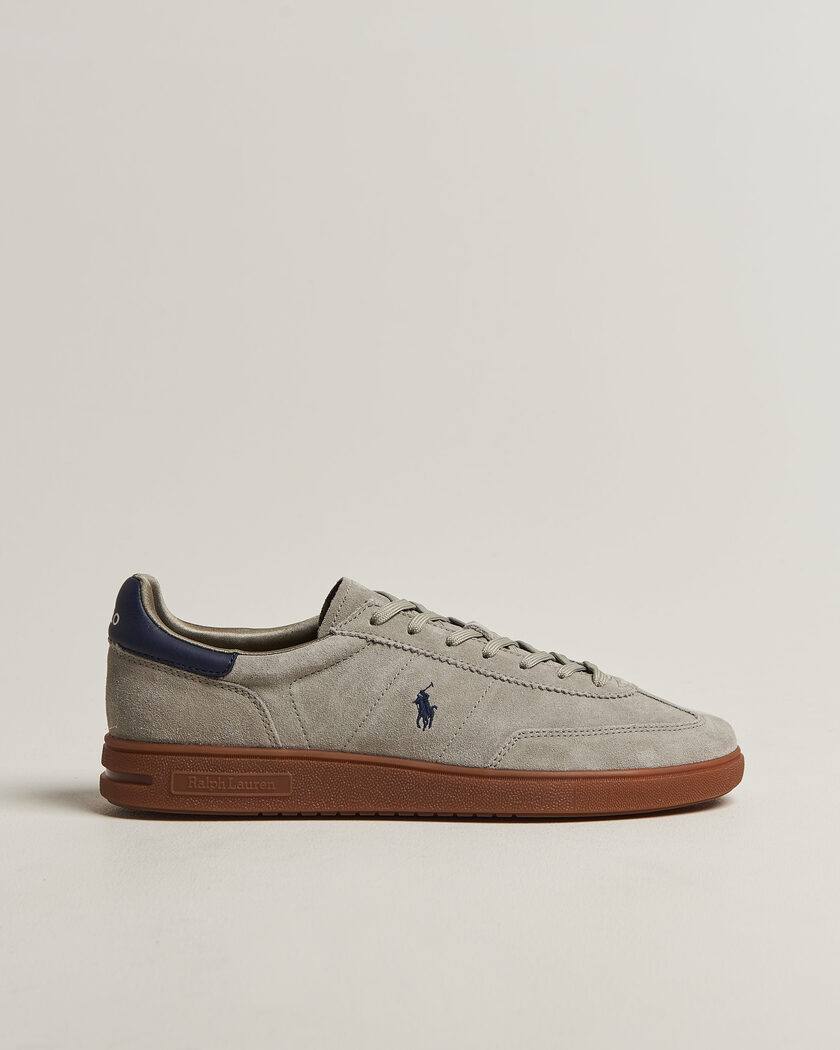 Polo Ralph Lauren Bedford Suede Sneaker Earth Grey – Grau