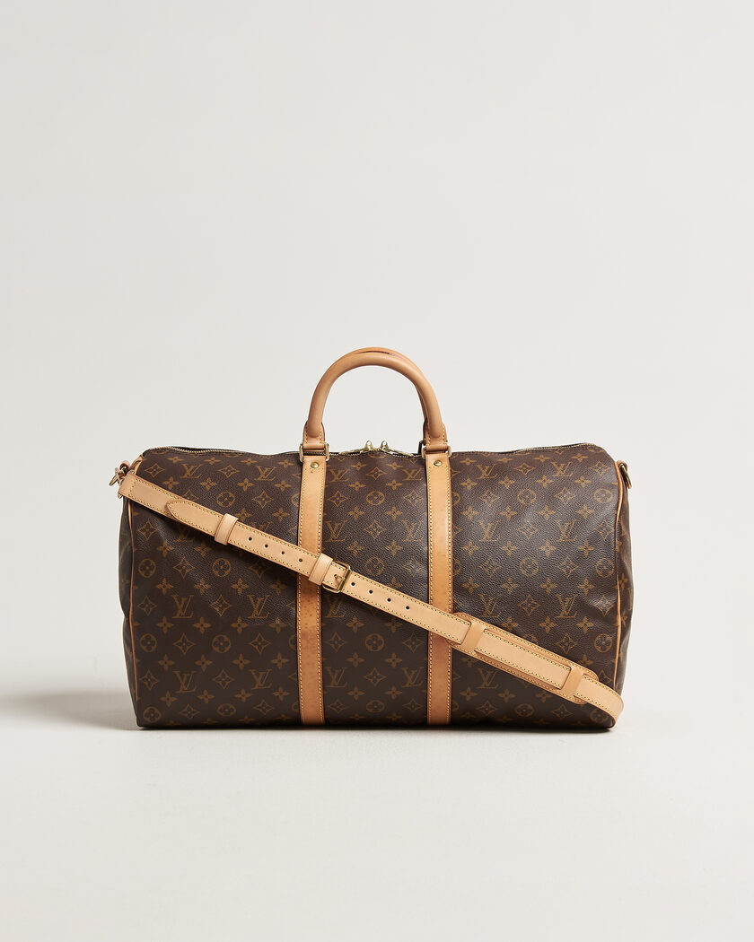 Louis Vuitton Pre-Owned Keepall 50 Bandoulière Monogram – Braun